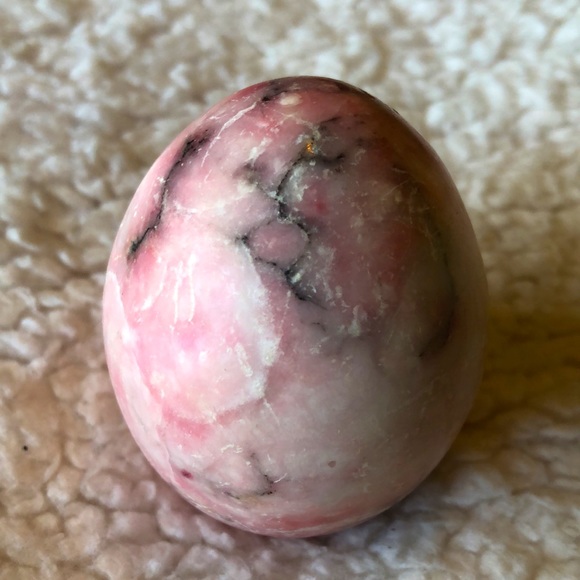 RARE VTG 1960's  Alabaster Marble Egg - Picture 7 of 12